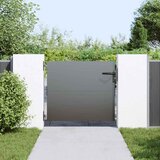  Vrtna vrata 85 x 100 cm Crna Može se zaključati | shoptok.hr