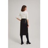 Marisse Faux Leather Midi Skirt | shoptok.hr