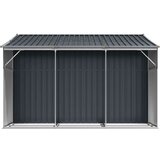 vidaXL Vrtna kućica antracit 277 x 279 x 179 cm od pocinčanog čelika | shoptok.hr