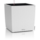 LECHUZA Okrasni lonec CUBE Cottage 40 kompletni set - bela | Shoptok.si