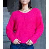 Gemre Fuchsia V-neck Sweater Neveri cijene