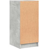 vidaXL Bočni ormarić sa staklenim vratima boja betona 35x37x75 5 cm | shoptok.hr