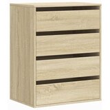  Kutna komoda s ladicama boja hrasta sonome 60x41x76 cm drveni | Eponuda.com