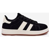 EVENTO Women Sneakers Made Of Eco Suede Black Arlenina | shoptok.hr