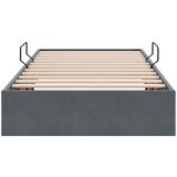  Otomanski krevet s pohranom Tamnosiva 90 x 200 cm Baršun | shoptok.hr