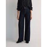 Reserved Wide leg traperice - steel blue | shoptok.hr