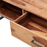MID.YOU KLUBSKA MIZA, antracit, naravne barve | Shoptok.si