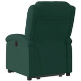  Naslonjač na podizanje tamnozeleni baršunasti | shoptok.hr