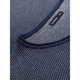 Ombre Men's knitted sweater with structured dots - navy blue | Eponuda.ba