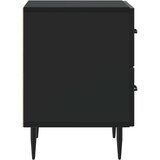  Noćni ormar 2 pcs Crna 43 x 34,5 x 47,5 cm Konstruirano drvo | Eponuda.ba