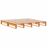 Krevet s regalom za knjige bez madraca 180x200 cm masivno drvo | Eponuda.com