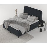 Maison de Rêve Črna boxspring postelja s prostorom za shranjevanje 160x200 cm Melba – | Shoptok.si