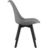Mark stolica - grafitne / crne noge x 2 | shoptok.hr