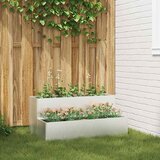 vidaXL vrtni sadilnik 2-Tier 100x60x45 cm nerjaveče jeklo u