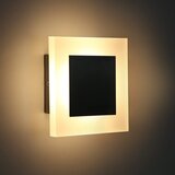 Nettlife LED notranja stenska svetilka, moderna stenska razsvetljava 3000K toplo bela iz železa in akrila Ø16cm 7W, svetilka za hodnik, (22136380) | Shoptok.si