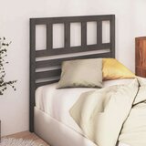  Uzglavlje za krevet sivo 81 x 4 x 100 cm od masivne borovine | shoptok.hr