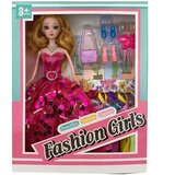 Magic Toys Lutka u pink večernjoj haljini sa dodacima 28cm | shoptok.hr