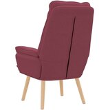  Fotelja Vinska crvena 69 x 74 x 93 cm Tkanina i šperploča | shoptok.hr