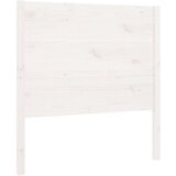 Maison Chic posteljno vzglavje - vzglavna omarica - nočna omarica belo 106x4x100 cm trdna borovina, (21705859) Cene