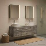  Set namještaja za kupaonicu 5 kom. Siva Sonoma | shoptok.hr
