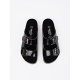 GOODIN Black flat sandals | Shoptok.si
