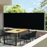  Uvlačiva bočna tenda za terasu 600 x 160 cm crna Cijene