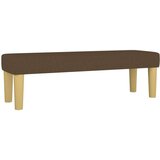  S oprugama i madracem tamnosmeđi 140 x 190 cm od tkanine | shoptok.hr