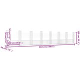  Gabionska košara U-oblika s 8 stupova 860x20x150 cm željezna | Eponuda.ba