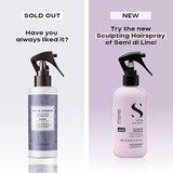 ALFAPARF MILANO Semi di Lino Style&Care Sculpting hairspay lak za kosu za jako učvršćivanje 3x250 ml | shoptok.hr