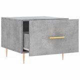  Stolić za kavu siva boja betona 50x50x40 cm konstruirano drvo | Eponuda.com