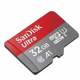Sandisk micro sd card 128GB ultra A1 class 10 SDSQUA4-032G-GN6IA cene