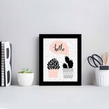 Wallity SCT-024 multicolor decorative framed mdf painting Cene