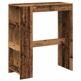  Barski stol s držačima boja staro drvo 90x40x103,5 cm drveni | Eponuda.ba