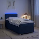  Boxspring krevet s madracem Plava 90 x 200 cm Tkanina | shoptok.hr