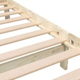  Okvir za krevet od masivnog drva 135 x 190 cm 4FT6 bračni | shoptok.hr