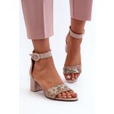 Maciejka Suede High Heel Sandals by Cijene