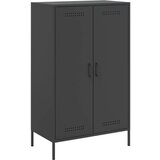 Maison Chic Visoka omara - Komoda - Predalnik črna 68x39x113 cm jeklo, (21717513) Cene