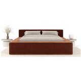 Maison de Rêve Oranžna oblazinjena zakonska postelja s prostorom za shranjevanje z letvenim dnom 180x200 cm Voliera – | Shoptok.si