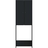  Kabinetska WC BREDA Crna 66 x 25,5 x 190 cm Konstruirano drvo | shoptok.hr