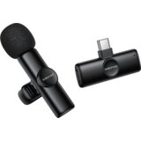 Bežični mikrofon Borofone Lavalier BFK16 Winner Type-C crni | Shoptok.si