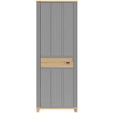 Hom`in garderobna omara siva, hrast artisan | Shoptok.si