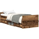  Okvir kreveta bez madraca staro drvo 90x200 cm | shoptok.hr