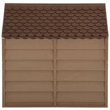 vidaXL Kućica za pse smeđa 71 x 71,5 x 68 cm PP | shoptok.hr