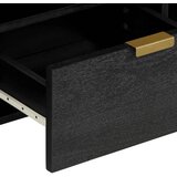 TV ormarić crni 100 x 33 x 46 cm od konstruiranog drva | shoptok.hr