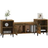 TV ormarić boja dimljenog hrasta 160x35x55 cm konstruirano drvo | shoptok.hr