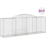  Lučne gabionske košare 17kom 300x50x100/120cm pocinčano željezo | Eponuda.ba