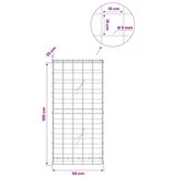  Gabion s žicom debljine 5 mm i mrežom 10x10 cm 50x20x100 cm - 20 cm 100 cm 50 cm | shoptok.hr