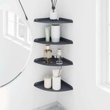  Ležeča polica s polico 4 pcs Antracit 24 x 24 x 2,3 cm, (5000307221) | Shoptok.si