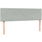 vidaXL Krevet s oprugama i madracem svjetlosivi 160x210 cm baršunasti | shoptok.hr