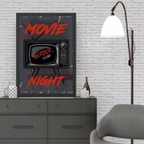 Wallity Uramljena slika Movie Night 2, 55x75 cm | Eponuda.ba